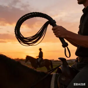 Suitable for daily practice and horse riding whip teaching. With a whip in hand, training becomes more orderly. The length is moderate, so even beginners can easily use it.