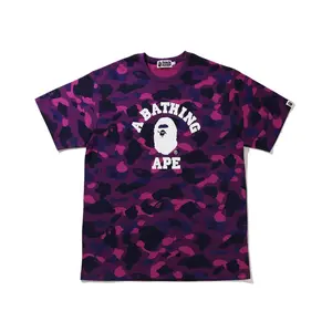 BAPE Color Camo College Tee (SS21) Purple