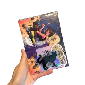 Art Pack: Between Mischief & Magic | 4 Custom High Quality Vinyl Stickers, 2 Character Art Prints