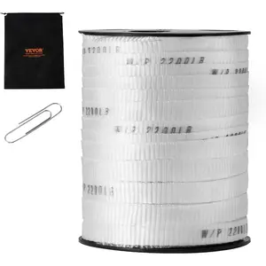 VEVOR Polyester Pull Tape, 2500 lbf Tensile Capacity Polyester Webbing, 3/4x 318' Cable Pulling Tape, Printed Webbing Mule Tape Flat Rope for Packaging, Commercial Electrical, GardeningVEVOR Super Brand Day