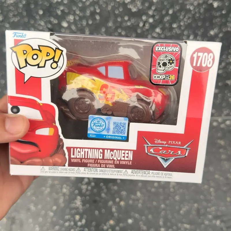 Funko Pop! Cars Lightning McQueen Collectible Figurine - CCXP Edition