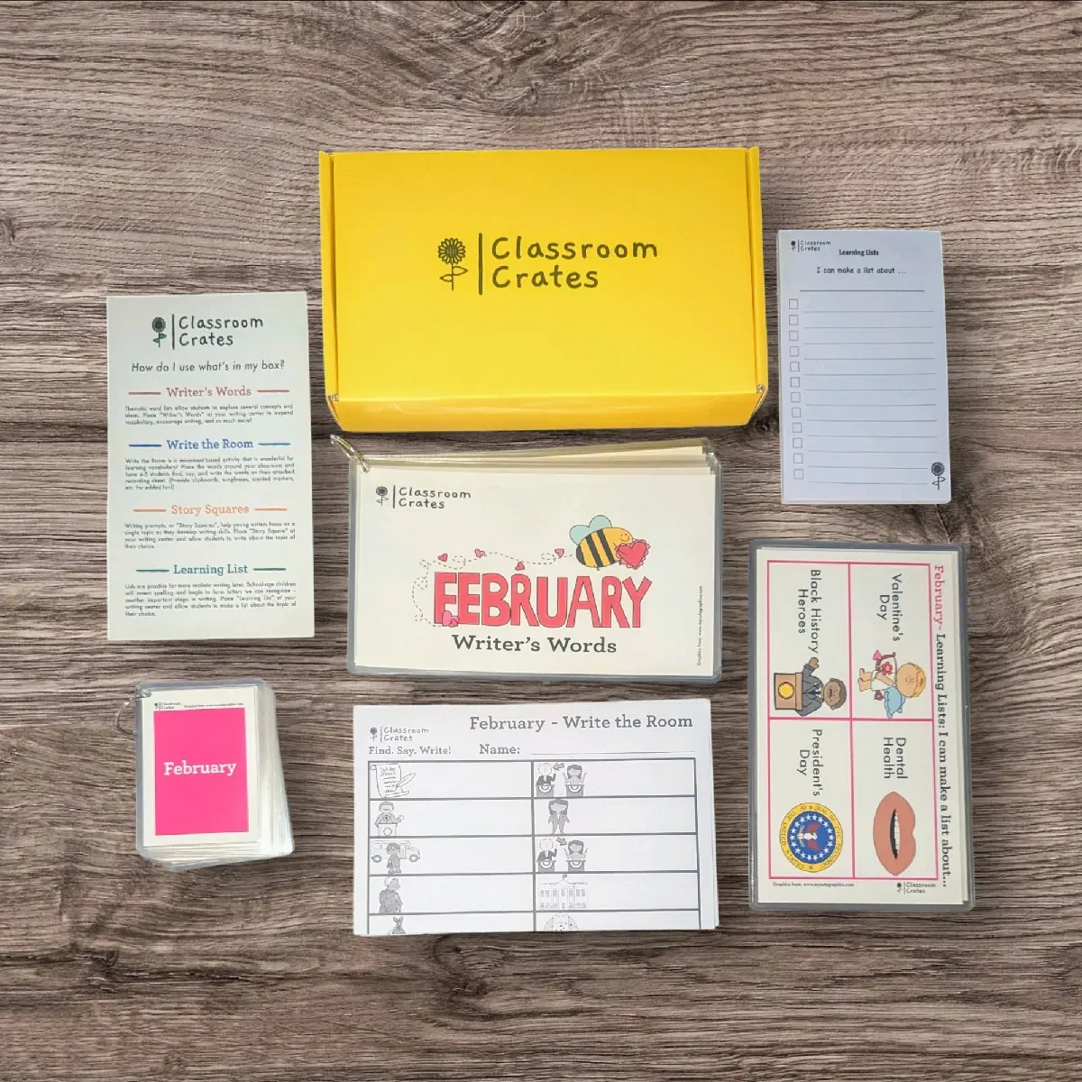 Write and Shine: February Writing Kit