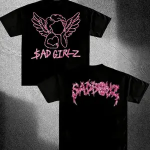 Junior H Sad Girlz Pink T-shirt Print Unisex Sad Boyz Merch, Gift For Fan, For Everyone, Full Colors, For Men, For Women