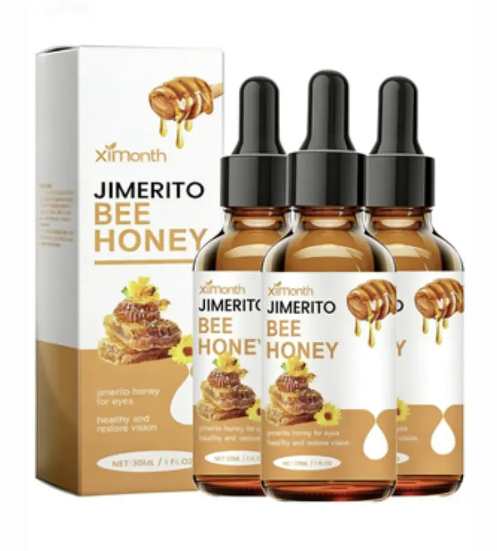 Ximonth Jimerito Honey For Eyes, Refreshing, Moisturizing And Soothing Eye Drops For Dry And Astringent Eyes