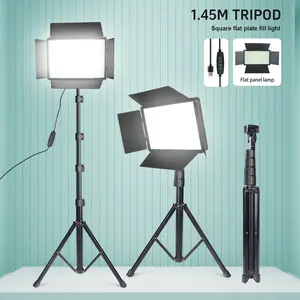 1 Pack Photography Video Lighting Kit, 3-Color LED Video Studio Lights with Dimmable Light Stand for Camera Photo Recording Filming Stage Shooting Streaming YouTube TikTok#SummerWins#Fathersdaygift