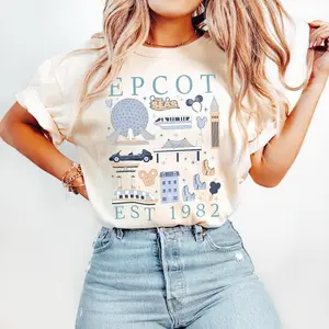 Epcot Since 1982 Shirt, Epcot Shirt, Vacation Trip 2025 Shirt, World Tour 1982, Family Vacation Summer
