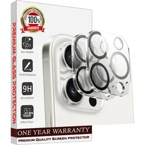 Entronix 2-Pack for Apple iPhone 14 Pro Max, Clear Camera Lens Protector, Easy Installation Cover Protection Automatic Flash