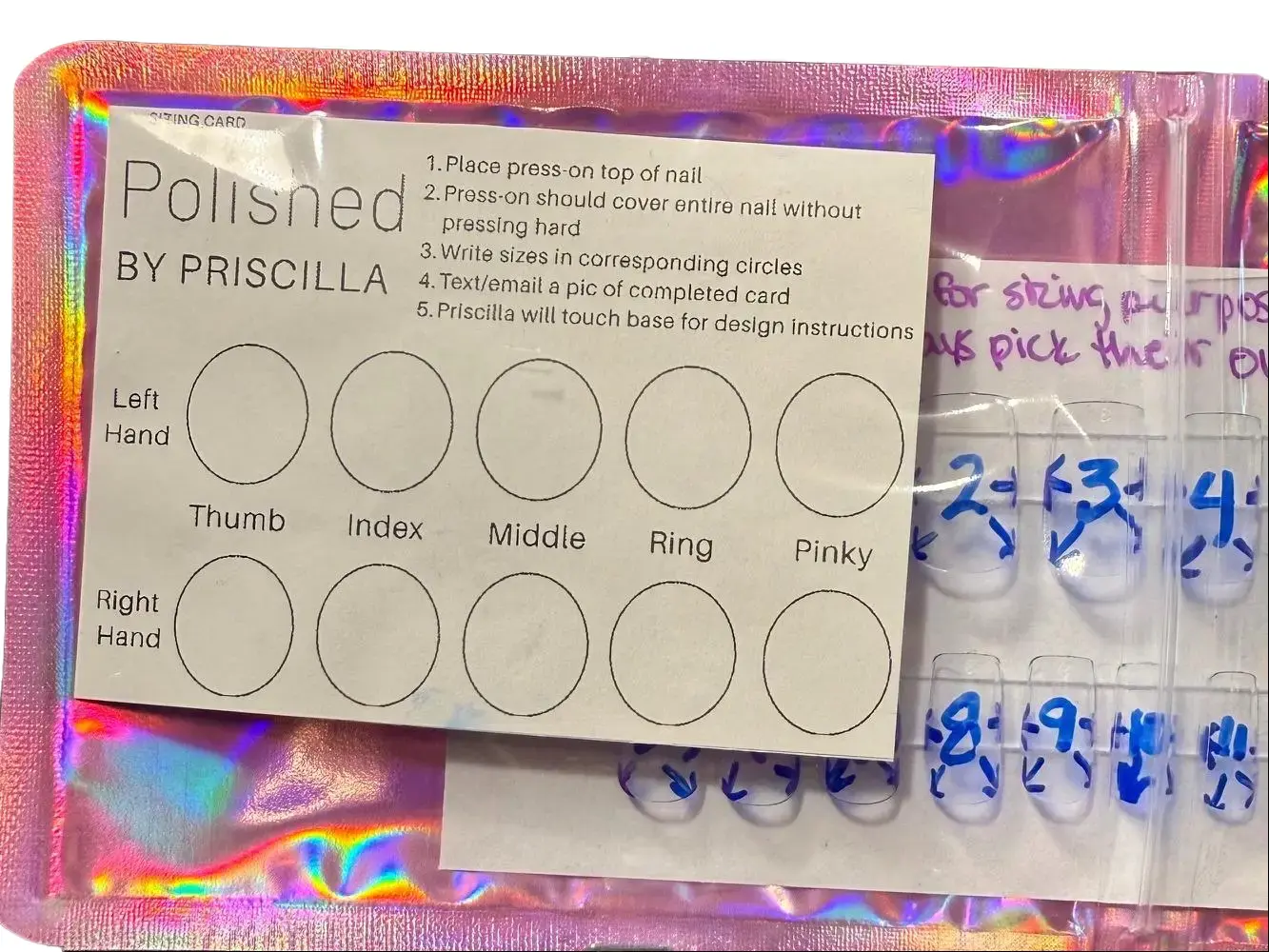Polished by Priscilla Custom Order Nails