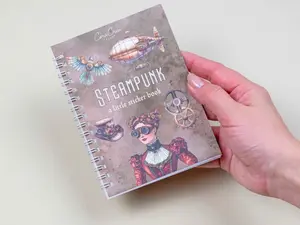 Steampunk Sticker Book