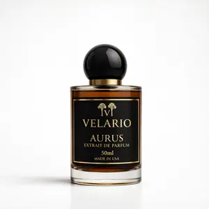 Velario Aurus Extrait de Parfum 50ml – Powerful Refined Luxury Scent with Pineapple, Smoky Birch & Rich Ambergris · Made in USA Elegant Unisex
