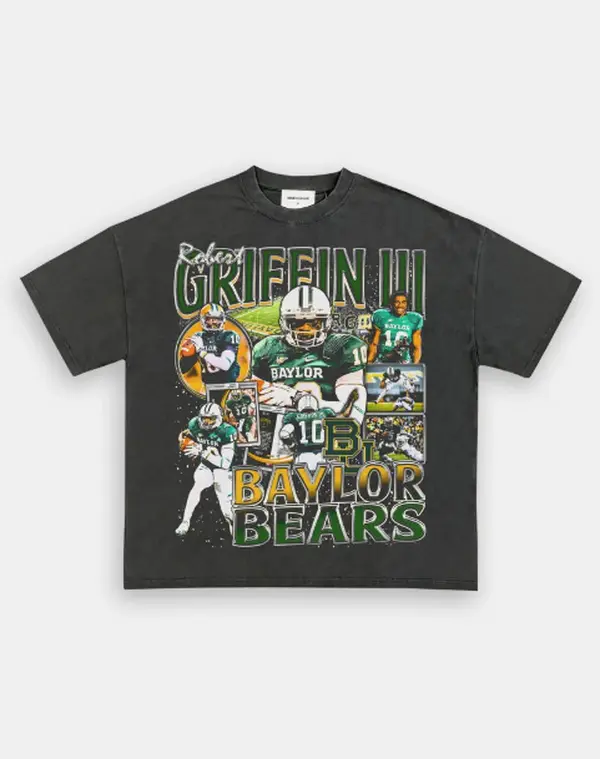 ROBERT GRIFFIN III-BAYLOR TEE, Retro Football Shirt ,Football Shirt Christmas Gift Unisex, Football 90s Vintage Fan Gift,football American Graphic Vintage, Gift For women And Man Unisex T-shirt