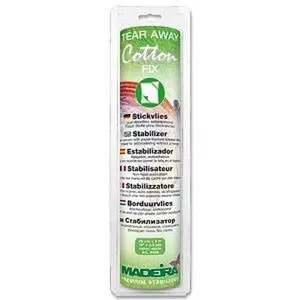 Madeira 9439 Cotton Fix Self Adhesive Tear Away Machine Embroidery Stabilizer