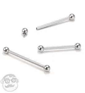 Internally Threaded Stainless Steel Barbell