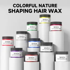 Sevich Temporary Hair Color Cream Quick Change Color Technology Formula 120g Matte Non-Sticky Hair Clay for Easy 3-Minute Styling and Clean Removal