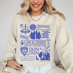 Law & Order Special Doodle Art Shirt | Vintage Olivia Benson And Elliot Stabler Shirt | Law And Order Movie Shirt | Law And Order Svu QB9E