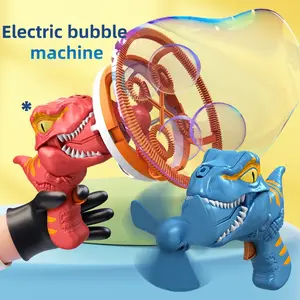 Dinosaur Bubble Machine Toy, Detachable Fan, Perfect for Beach Park Backyard, Birthday Christmas Thanksgiving Gift