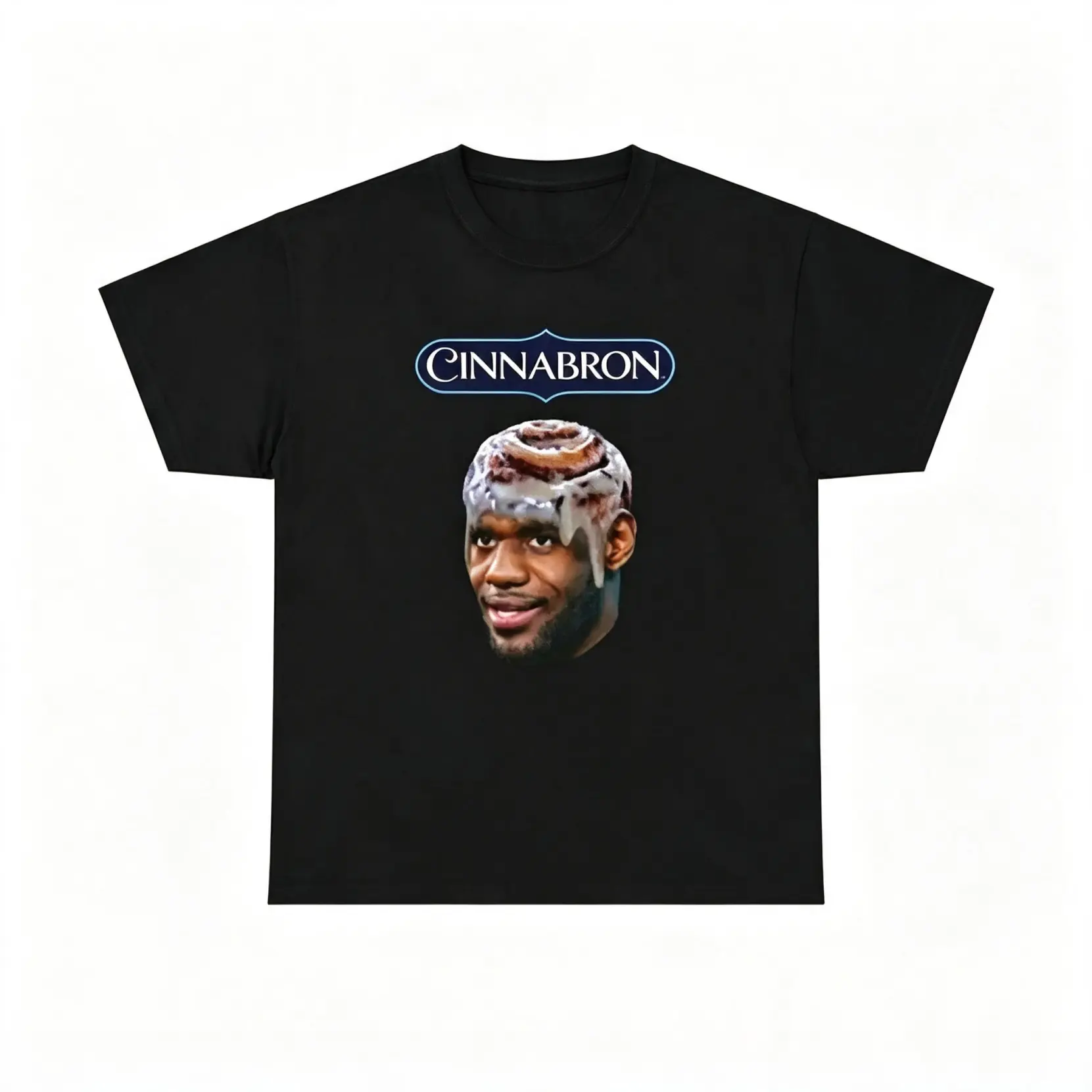 [100% Cotton] Cinnabron LeBron James Meme T-Shirt, Funny t-shirt, Unisex T-shirt Golf Gift T-Shirt For Men and Women