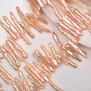 small sea pearls golden chip