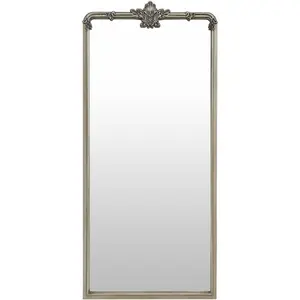 Filettole Silver Gray Frame Wall Mirror