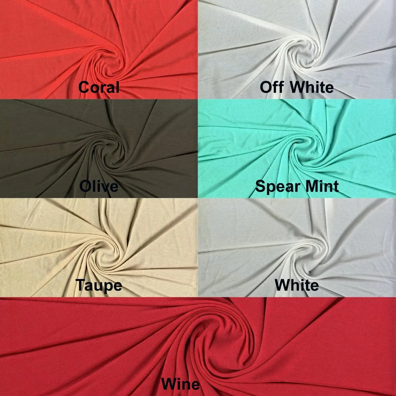 Vivid Chiffon Knit Stretch - Knit Fabric by the Yard, Soft Sheer Stretch Fabric, Bridal Dress Fabric, Sewing Apparel, Airy Flowing Chiffon