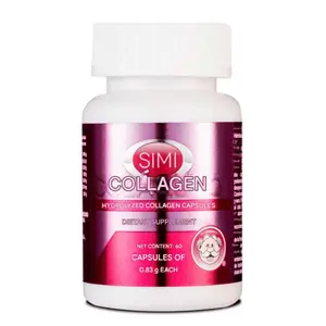 Simi Collagen and Gel Tablets - Dietary Supplement with Vitamins, 60 Tablets (30 Capsules) for Healthcare and Fitness Edible Natural
