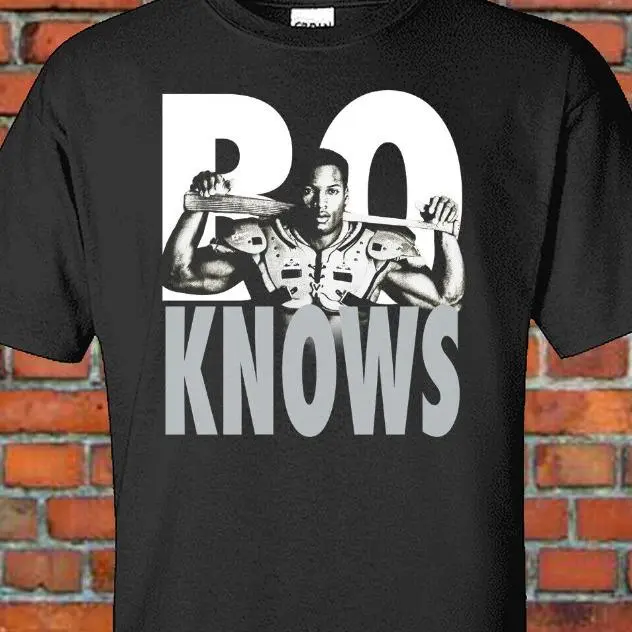 Bo Jackson Bo Knows Raiders Graphic T-Shirt