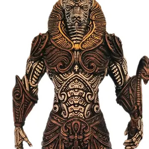 Egyptian Mythology Anubis Decor 3D Printed Model Hand-Painted totem poles 3 d