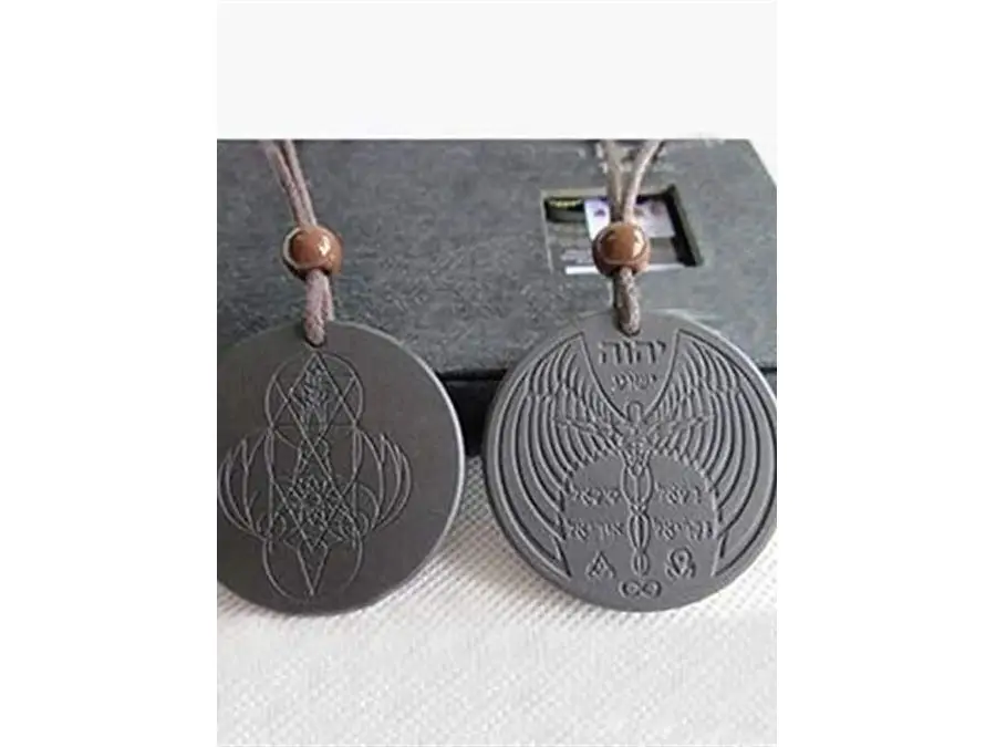 Emf Protection Volcanic Stone Protection Necklace,Reiki Meditation Necklace(43mm)