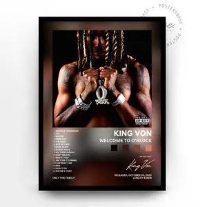 King Von 'Welcome to O'Block' Poster