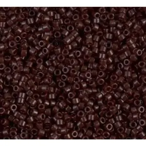 Chocolate Brown Opaque 11/0 Delica Seed Beads || DB-0734