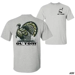 Ol’ Tom Turkey Hunting T-Shirt – Wild Gobbler Graphic Tee, Drake Waterfowl Turkey Gear Apparel, Spring Gobbler Season Hunting Shirt, Outdoor Wildlife Design, Casual Everyday Wear for Men and Women
