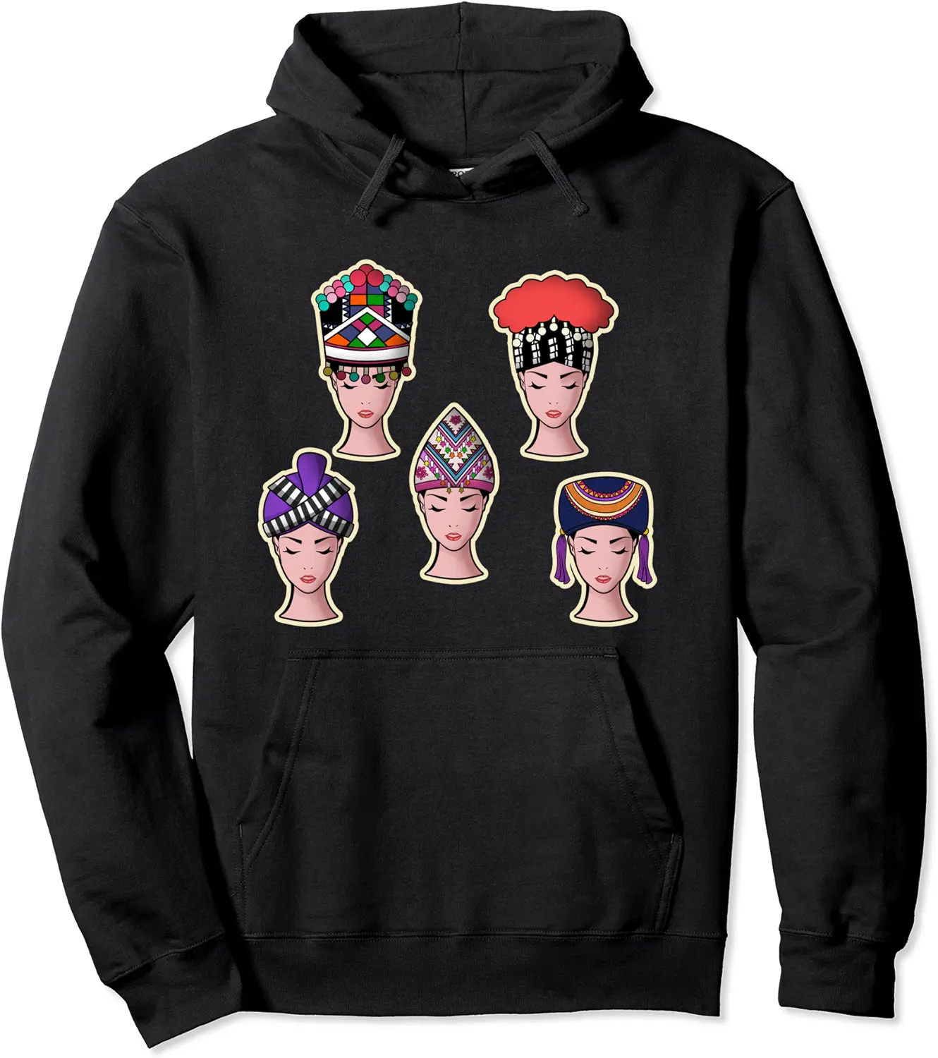 Hmong Miao Proud Traditional Girl Woman Hmoob Queen Sisters Pullover Hoodie - Keithhodges Shop 24B0B82FB7N3