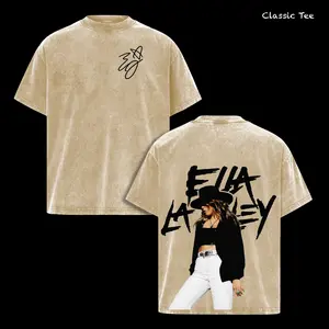 Ella Langley Shirt – Country Music Vintage Washed Oversized Graphic T-Shirt, Soft Heavy Cotton Washed Tee, Casual Unisex Men Women Top, Concert Outfit Style, Southern Country Vibe Apparel, Gift for Ella Langley Fans