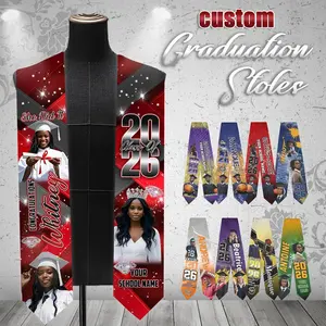 Custom Graduation Stole – Personalized Class of 2026 Graduation Sash