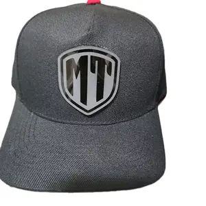 Monterrey, gorra obscura  visera  roja ,marca franco cabassi