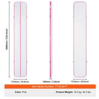 Pink 20 ft x 3.3 ft x 4 in（600 x 100 x 10 cm