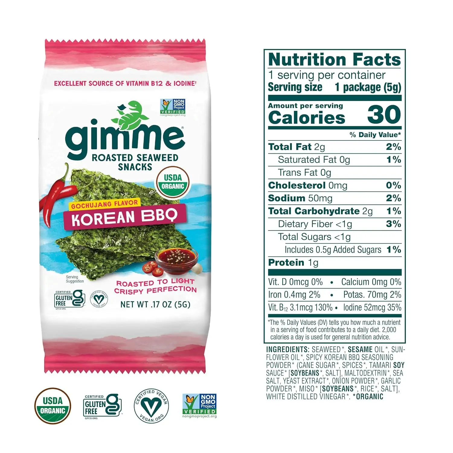 6 Count (Pack of 2) / #6 Korean BBQ