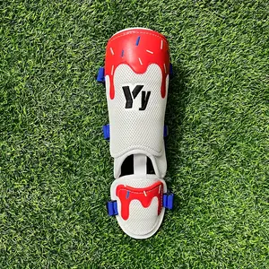 Ice Cream Softball Baseball Catcher Batter Leg Wear Lightweight PP Hard Shell Protection Set Professional Baseball Softball Competition Training Essential Supplies Outdoor Sports Equipment Unisex