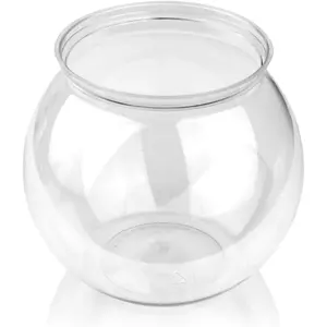 Newpol Mini Plastic Aquarium Starter Kits 0.8Gallon 3L Fish Tank for Beginners Small Fish Home Decoration