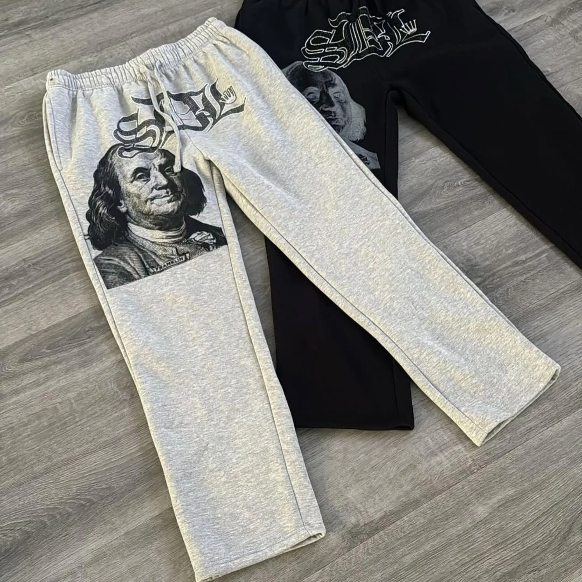 Men's S-DL Basic Sweatpants, Streetwear Hip Hop Pants, Trendy For Outdoor Wear Daily Wear, Designer Clothing, Gift for him, Gift for her, Birthday's gift