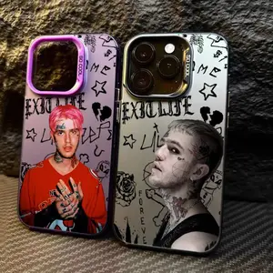 Trendy cool Rapper L-Lil P-Peep Durable phone case For iPhone 17/16/15/14/13/12/11/Pro/ProMax/Plus/17Air/Xsmax/E, Anti-Drop Matte Back Cover, Shockproof Cover, Daily Use Case, Artistic Phone Case, music Merchandise, luxury fashion,  Gift for Christmas