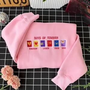Boys of Tommen Embroidered Sweatshirt, Kavanagh Lynch Gibsie Crewneck, boys of tommen, releasing 10, boys of tommen merch, binding 13 merch