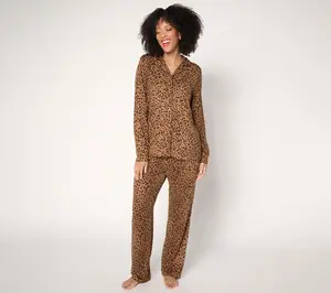 By Jill Martin Long Sleeve Notch Collar Pajama