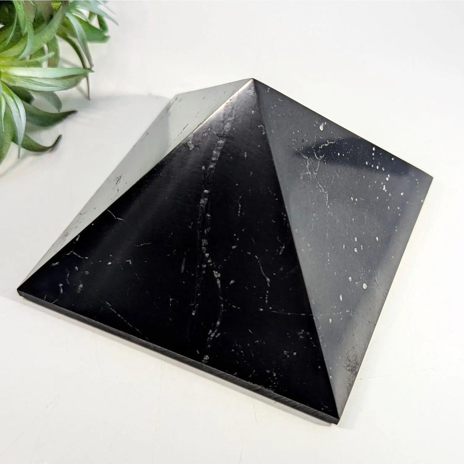 Shungite 4" XL Pyramid from Karelia