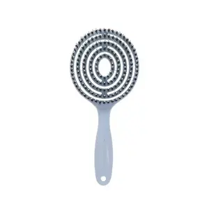 Easy Haircut Comb Hollow Massage Multicolor Hollow Circular Hair Brush - Scalp Massage & Detangling Comb for Smooth Hair Styling