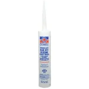 Permatex 11 oz Cartridge Blue RTV Silicone Gasket Sealant -65 to 400°F Operating Temp, 24 hr Full Cure Time 80628