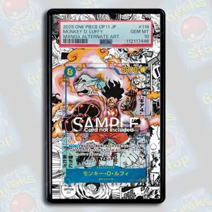 Luffy Gear 5 OP11 PSA Display Extended Art Card Holder