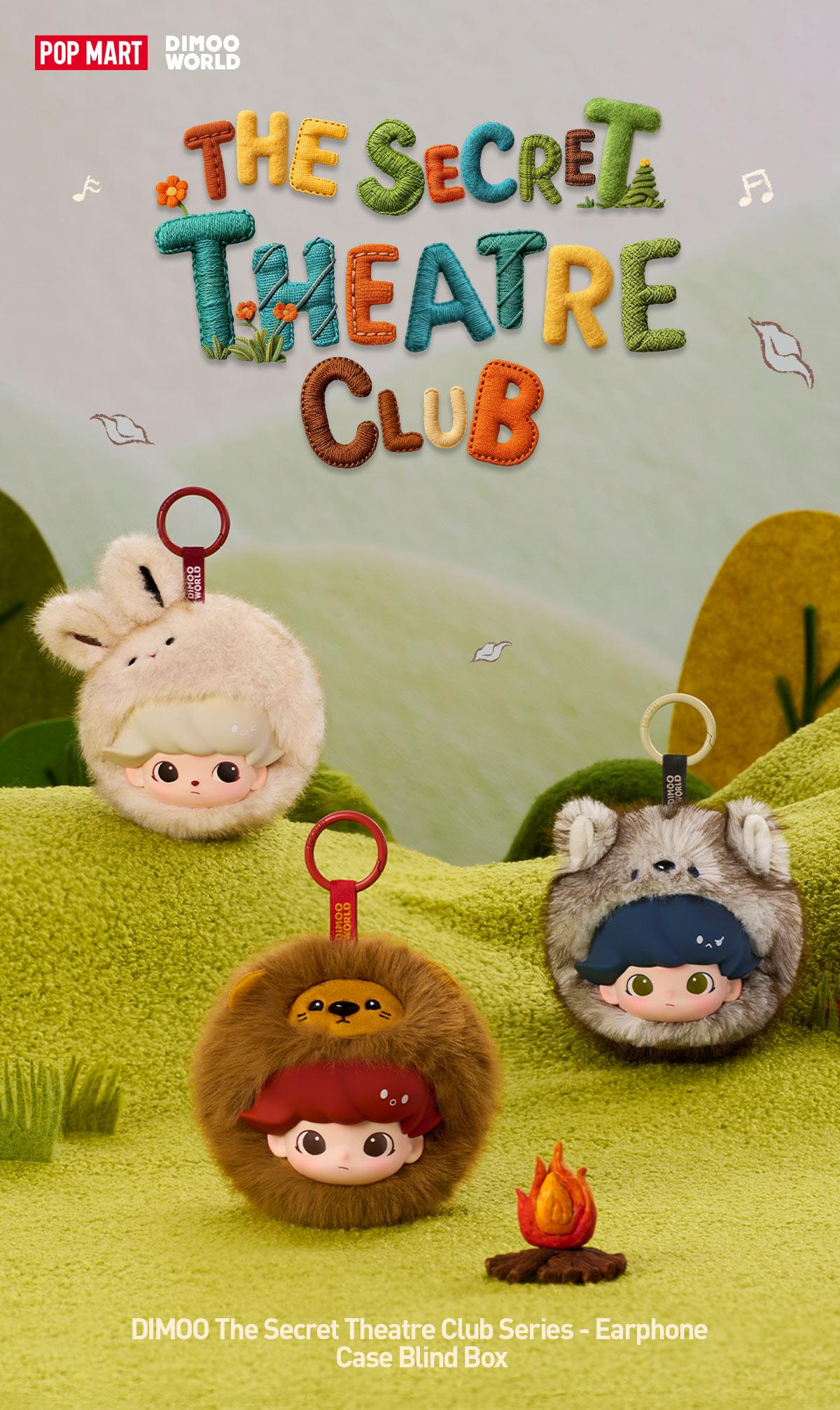 [Spanish] – 【Nuevo - Almacén en EE. UU.】POP MART DIMOO The Secret Theatre Club Series – Caja Sorpresa de Estuche para Auriculares