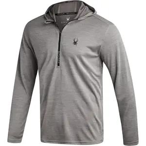 Spyder Mens Quarter Zip Pullover Sweatshirt - Lightweight Performance Fleece Dry Fit Quarter Zip Hoodie Sweatshirts for Men