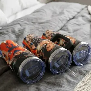 Goku Tumbler 20oz 40oz, Travel Mug with Handle and Straw, Gift For Anime Fans Water Bottles Drinkware Flasks